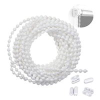 Haute qualité 4.5mm stores perle chaîne en plastique rouleau Durable en plastique rideau stores boule chaîne