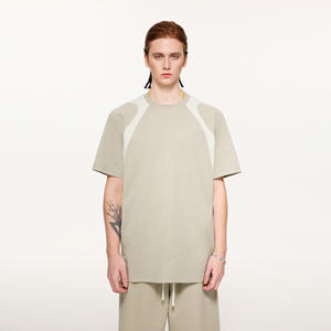 T-Shirt <span class=keywords><strong>Vintage</strong></span> Y2K Personalizzata a Due Tonalità, Oversize da Uomo, Manica Corta, Collo Tondo, 100% Cotone 230g Ecologico - Product Image 5