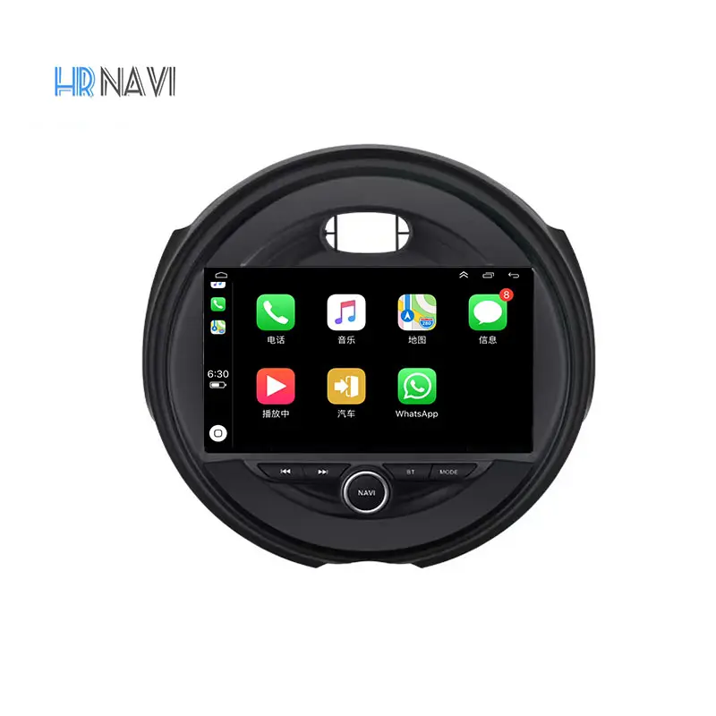 CarPlay 4G Wi-Fi multimídia com navegação GPS, carregador de som com tela Android para BMW mini 2014-2020, novo carregador com 9 polegadas