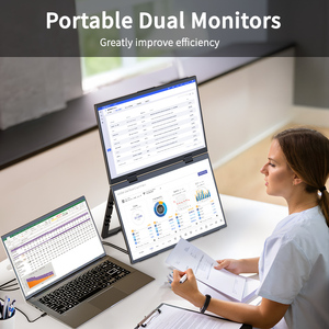 Màn hình di động kép 15.6 inch IPS dành cho doanh nghiệp, giao dịch chứng khoán, với màn hình phụ Type-C - Product Image 2
