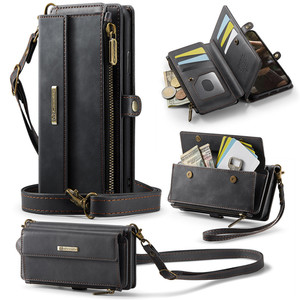 กระเป๋าสตางค์ใส่โทรศัพท์ C39ของ caseme สำหรับ iPhone 6 plus/7 plus/8 PLUS เคสที่ใส่บัตรกระเป๋าสะพายข้าง - Product Image 6