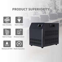 Mini enfriador de agua fría con WiFi, 1/2 HP, baño de hielo, Enfriador de inmersión fría y filtro, control de aplicación de ozono, máquina de agua fría solo refrigeración