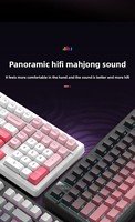 Clavier de jeu mécanique Keywin OEM 87 touches, tri-mode, hotswap, PBT, avec joint d'étanchéité, 87 touches, sans fil, RGB