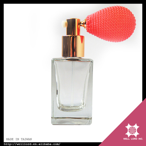 35ml Cylinder Glass <b>Perfume</b> Bulb <b>Atomizer</b> with Hot Stamping Customizable Capacity <b>Perfume</b> Sprayer - Product Image 4