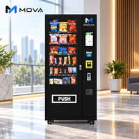 Distributeur automatique de collations intelligent et compact, capacité de 180, pour hôtel, bureau et école