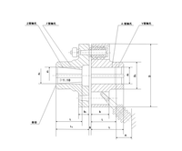 Accouplement à broches universel flexible et élastique (accouplement arrière) OEM pour concasseurs, pompes à eau et souffleurs 45 # Acier