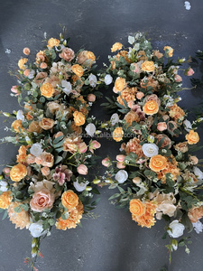 J24, venta al por mayor, Bola de flores blancas artificiales, <span class=keywords><strong>centro</strong></span> de mesa de boda, Bola de flores rosas de seda, pieza central para decoración de mesa de boda - Product Image 6