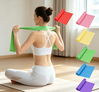 Banda de Resistencia TPE Personalizada con Logotipo para Ejercicios de Yoga, Pilates, Entrenamiento de Fuerza, Fitness y Fisioterapia en Casa o al Aire Libre