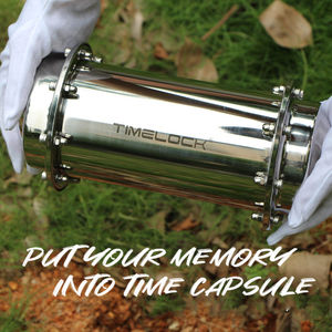 Cápsula de tiempo de acero inoxidable, varios tamaños - Product Image 2
