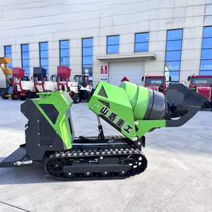 <span class=keywords><strong>Betoniera</strong></span> Cingolata Compatta da 300L con Caricamento Automatico e <span class=keywords><strong>Motore</strong></span> Diesel per Piccoli Progetti - Product Image 3