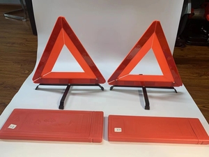 Premium Car Early Warning Triangle Sign 1pc Pack Red Box ABS riflettente essenziale per <span class=keywords><strong>emergenza</strong></span> di sicurezza <span class=keywords><strong>stradale</strong></span> - Product Image 6