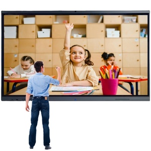Custom New Products Ideas 2025 4K Android Touch Screen <b>Interactive</b> Whiteboard Smart <b>Board</b> for Teaching Corporate Meeting <b>Boards</b> - Product Image 4