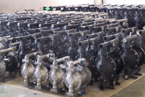 Gk 1.5 "इंच प्लास्टिक पीपी न्यूमेटिक डबल डायाफ्राम पंप ठोस कणों के लिए विषम वायु पंप भारी पानी हस्तांतरण - Product Image 5