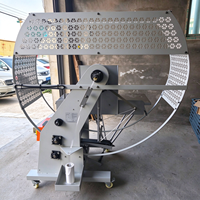 Machine à emballer les cordes PE sur plateau tournant semi-automatique Oray, garantie 1 an, haute performance, écologique, pour cartons ondulés et boîtes colorées
