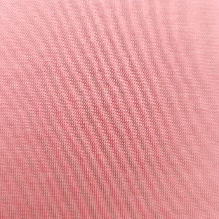 VS004 Soft Moisture Wicking Stretch Breathable Cooling Blend 40S 47.5% Viscose 47.5% Cotton 5% Spandex 160GSM Jersey for Tshirt