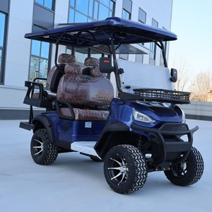 होटल के सुंदर क्षेत्र समुदाय के लिए चंदवा के साथ उच्च शक्ति मोटर छोटे मोड़ त्रिज्या 4 सीटर इलेक्ट्रिक गोल्फ कार्ट - Product Image 1