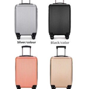 Factory Wholesale 20-inch ABS Student Rolling Suitcase Spinner <strong>Wheels</strong> Lock Unisex Adult Trolley Carry-on <strong>Luggage</strong> <strong>Soft</strong> Handle - Product Image 4
