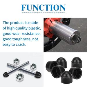 Elehk Capuchons de protection hexagonaux en plastique nylon personnalisés M12 * 18*21 300 pcs/sac - Product Image 5