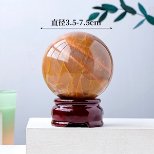 Boule <span class=keywords><strong>de</strong></span> cristal <span class=keywords><strong>de</strong></span> <span class=keywords><strong>pierre</strong></span> <span class=keywords><strong>de</strong></span> <span class=keywords><strong>lune</strong></span> naturelle orange, <span class=keywords><strong>pierre</strong></span> <span class=keywords><strong>de</strong></span> <span class=keywords><strong>soleil</strong></span> ronde brute, <span class=keywords><strong>pierre</strong></span> polie, ornement <span class=keywords><strong>de</strong></span> décoration pour la maison - Product Image 4
