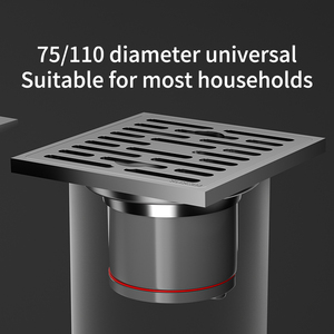 SUS 304 Self-Closing <b>Drain</b> Core Bathroom Floor <b>Drain</b> Odor Resistant Insect Proof Backflow Prevention Shower <b>Drain</b> - Product Image 3