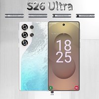 Smartphone Baru S26 Ultra 5G 16GB+1TB Android 15.0 108MP HD Layar OLED 7.3" 120Hz Dual SIM CPU Deca Core Bahasa Prancis Inggris