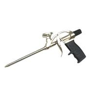Pistolet à mousse PU haute résistance avec revêtement antiadhésif PTFE, applicateur de mousse expansive, corps métallique pour la construction, l'étanchéité et l'isolation
