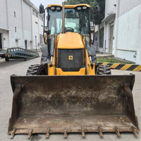 Chargeuse-pelleteuse d'occasion JCB 3CX d'origine britannique en excellent état, excavatrice sur roues à prix abordable