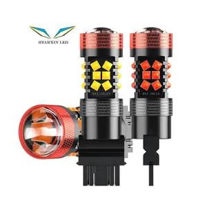 Canbus T20 7440 Led W21/5W W 21W Lampen 30-smd 1200lm 12V Lens Auto Led Richtingaanwijzer Rem Lamp Hd Geen Fout