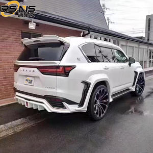Kit de Carrocería Ancha LX para <span class=keywords><strong>Lexus</strong></span> LX600 LX700, Labio Delantero Mejorado, Faldones Laterales, Cejas de Rueda, Difusor Trasero, Fibra de Vidrio, Estilo WLAD - Product Image 6
