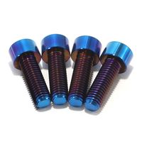 Vis à tête hexagonale In10, vis en alliage de titane à tête bouton hexagonale pour accessoires de moto, 11 pièces, 43 pièces - Couleurs personnalisables