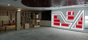 Các vật liệu gỗ tùy chỉnh hiển thị trường hợp đơn giản đồ trang sức hiện đại kệ kính Tủ Ngăn Kéo cho đồ trang sức hiển thị tủ trang điểm - Product Image 6