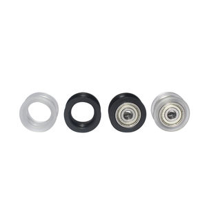 BUE CNC 3D stampante puleggia ruota di <span class=keywords><strong>Plastica</strong></span> POM con 2pcs 625ZZ Idler pulley Gear Passivo Rotonda Perlin Ruota V-slot - Product Image 6