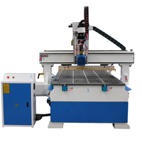 Machine de routeur CNC en bois d'approvisionnement d'usine routeur CNC avec changeur d'outils automatiques linéaires 8 outils