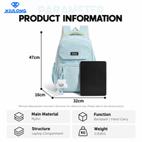 Sac à dos scolaire pour adolescentes avec compartiment pour ordinateur portable, bretelles rembourrées respirantes, grande capacité, sacs d'école ergonomiques