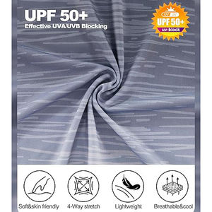OEM Sublimación Malla Faceshield Manga larga UPF 50 + Tallas grandes Secado rápido Protección UV Hombres Camisa de pesca - Product Image 5