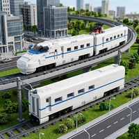 12002 12002CX Harmony CRH2 EMU Train à grande vitesse, modèle ferroviaire mondial, jouets éducatifs en plastique à construire soi-même pour enfants, blocs de construction de train 1808