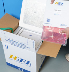 Boîte isotherme à usage unique NERA Série S 2-8 ° Colis à chaîne du froid C Stable sans risque de retour pour la livraison pharmaceutique du dernier kilomètre - Product Image 4