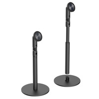 Support de téléphone magnétique universel pour bureau, logo personnalisé, alliage métallique, hauteur réglable, rotation à 360°, support de bureau pour téléphone et tablette