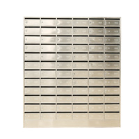 Boîte à clés murale moderne en acier inoxydable antique pour immeuble d'appartements, boîte aux lettres extérieure pour jardin, boîte à colis