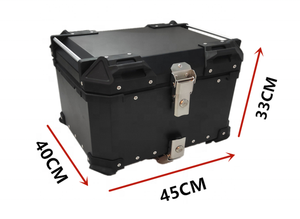 55L 80L moto produits en aluminium boîte supérieure boîte arrière boîte de rangement de bagages pour BMW <span class=keywords><strong>Honda</strong></span> Forza300 coffre - Product Image 5