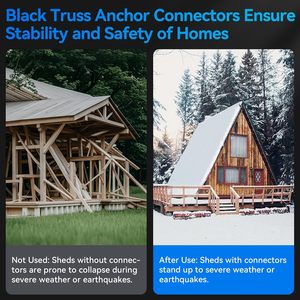 Pergola mái kèo khung cho 2x4 <span class=keywords><strong>2x6</strong></span> Bài Mũ Tie khung gỗ thanh mái Clip tiêu đề móc áo để hỗ trợ dầm xà nhà - Product Image 4