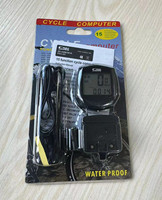 Speedometer sepeda Digital berkabel, Odometer SD-581 Sensor tampilan bahasa Inggris bersepeda komputer