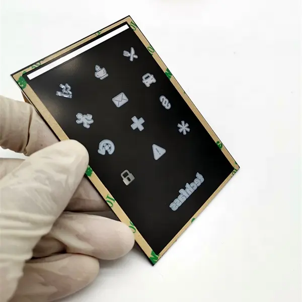 Aangepaste Hoge Kwaliteit Knop Glas Panel Touch