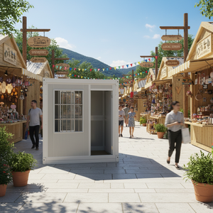 Casa Container a Montaggio Rapido Prefabbricata Modulare con Telaio in Acciaio <span class=keywords><strong>per</strong></span> Ufficio Mobile, <span class=keywords><strong>Campeggio</strong></span> e Alloggio <span class=keywords><strong>per</strong></span> Lavoratori - Product Image 3