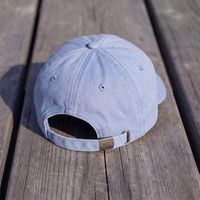 Gorras de Béisbol Personalizadas de 6 Paneles con Logotipo Bordado, Color Morado, Algodón Lavado, Estilo Desestructurado, Gorras de Papá