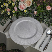 Conseil de charge en plastique PP durable de 13 pouces Décoration de table de mariage élégante Plats et assiettes de haute qualité