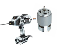 Moteur électrique DC 775 à balais 12V 24V personnalisé Shunli pour machine à souder, moteur DC portable