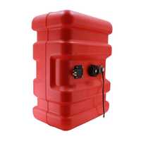 Réservoir portable marin 14,5 GALLONS/55L pour bateau hors-bord avec capteur de niveau de carburant, tuyau et jauge