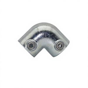 <span class=keywords><strong>HULK</strong></span> Metal Doble Galvanizado con Dos Enchufes 90 °   Protector de Seguridad para Codos con Abrazadera de Bloqueo - Product Image 3