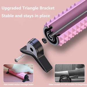 LADYGLOW 直径65cm カラフル 筋肉回復 卸売 フォームローラー ピラティス ヨガ マッサージ スタビライズ EVAフォームローラー - Product Image 3